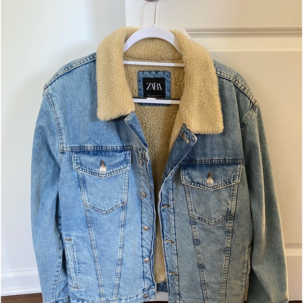 ZARA DENIM JACKET SZ XL